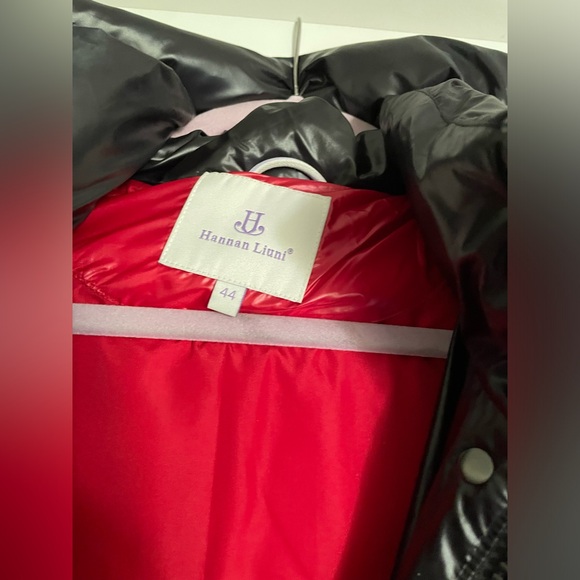 NEW!! Never worn, black midi bio-down winter coat from - Picture 13 of 16